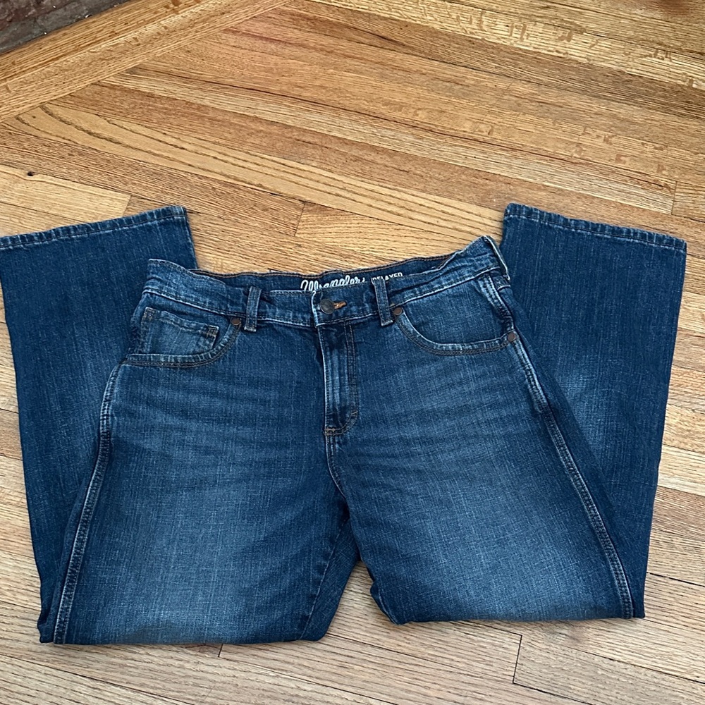 Relqxed boot wrangler retro jeans